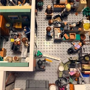 Lego Gray Office and Workspace Playset with Mini Figures